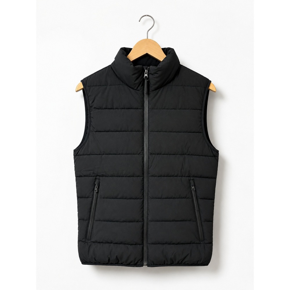 Abercrombie & Fitch Mens XS Black Puffer Vest PrimaLoft Stretch Packable Jacket